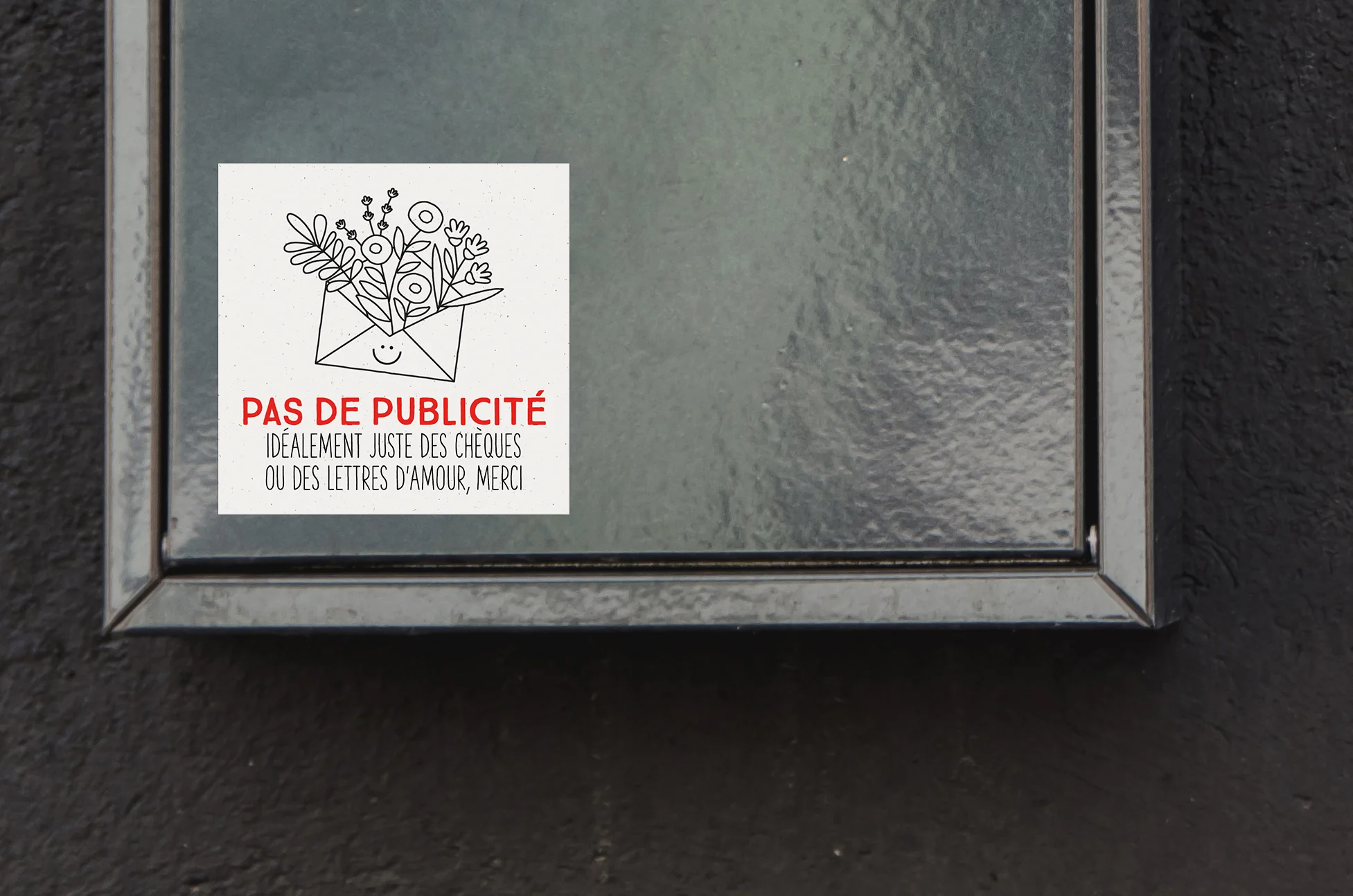 Autocollant: Pas de publicité - Image 3