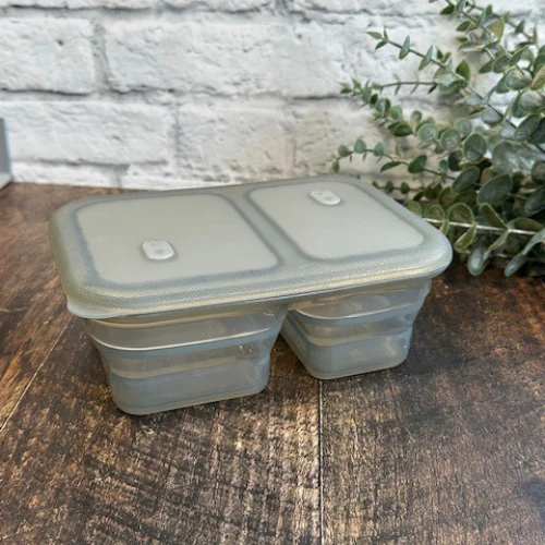 Contenant alimentaire rétractable (duo)