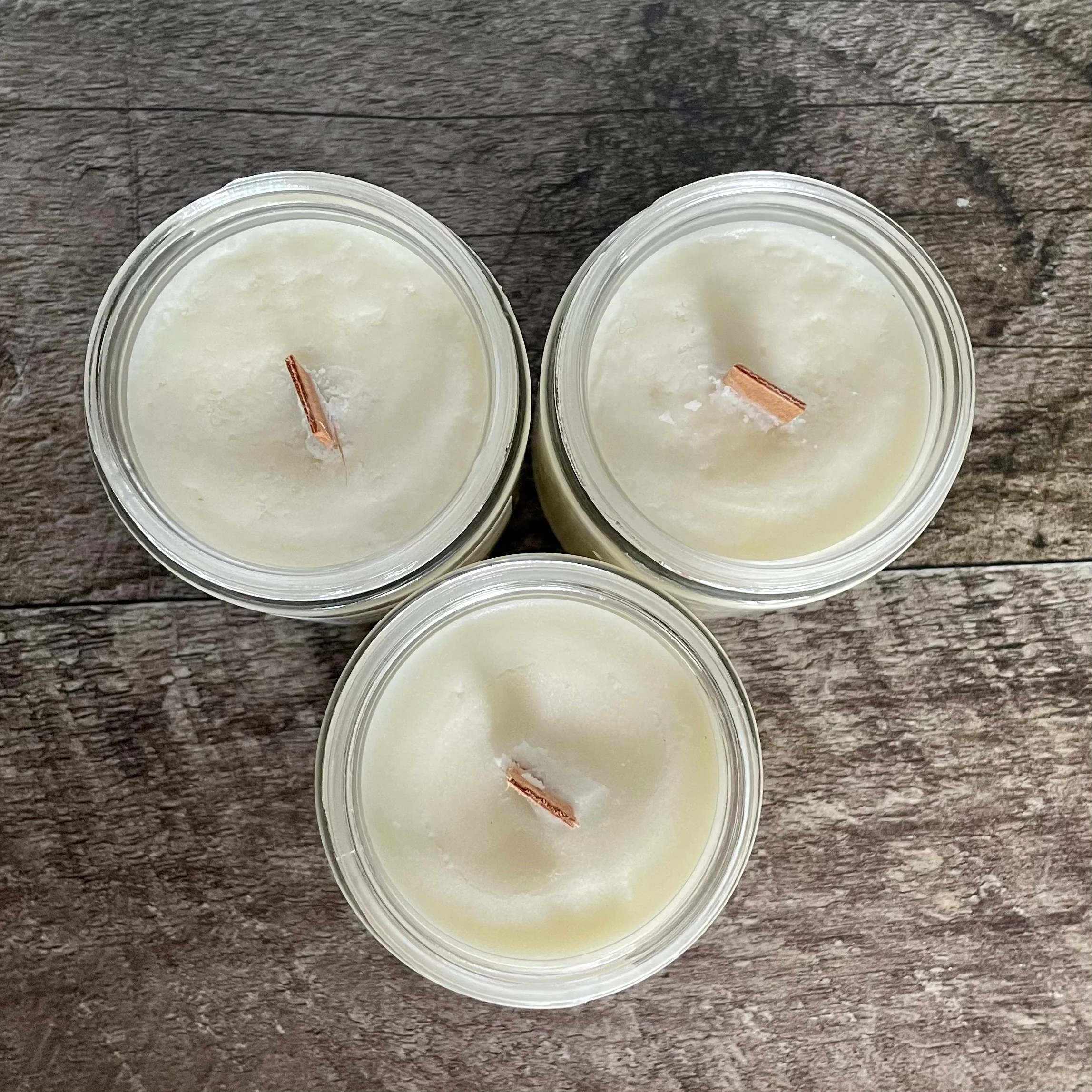 Bougie à la citronnelle: soya et mèche de bois - Image 3