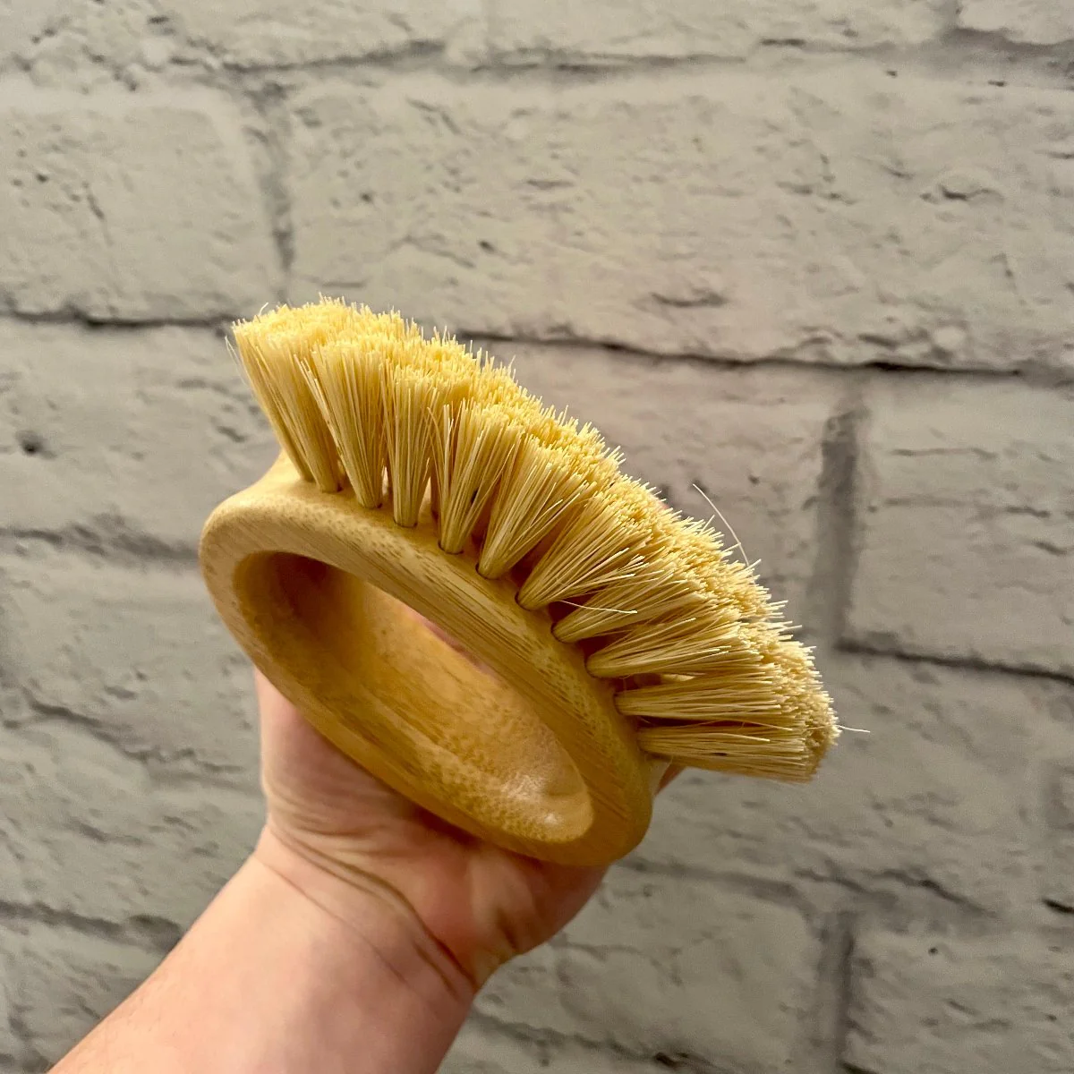 Brosse en bois pour légumes - Sans plastique et fibres naturelles - Image 2