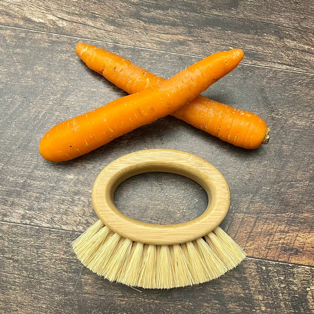 Brosse en bois pour légumes - Sans plastique et fibres naturelles - Image 4