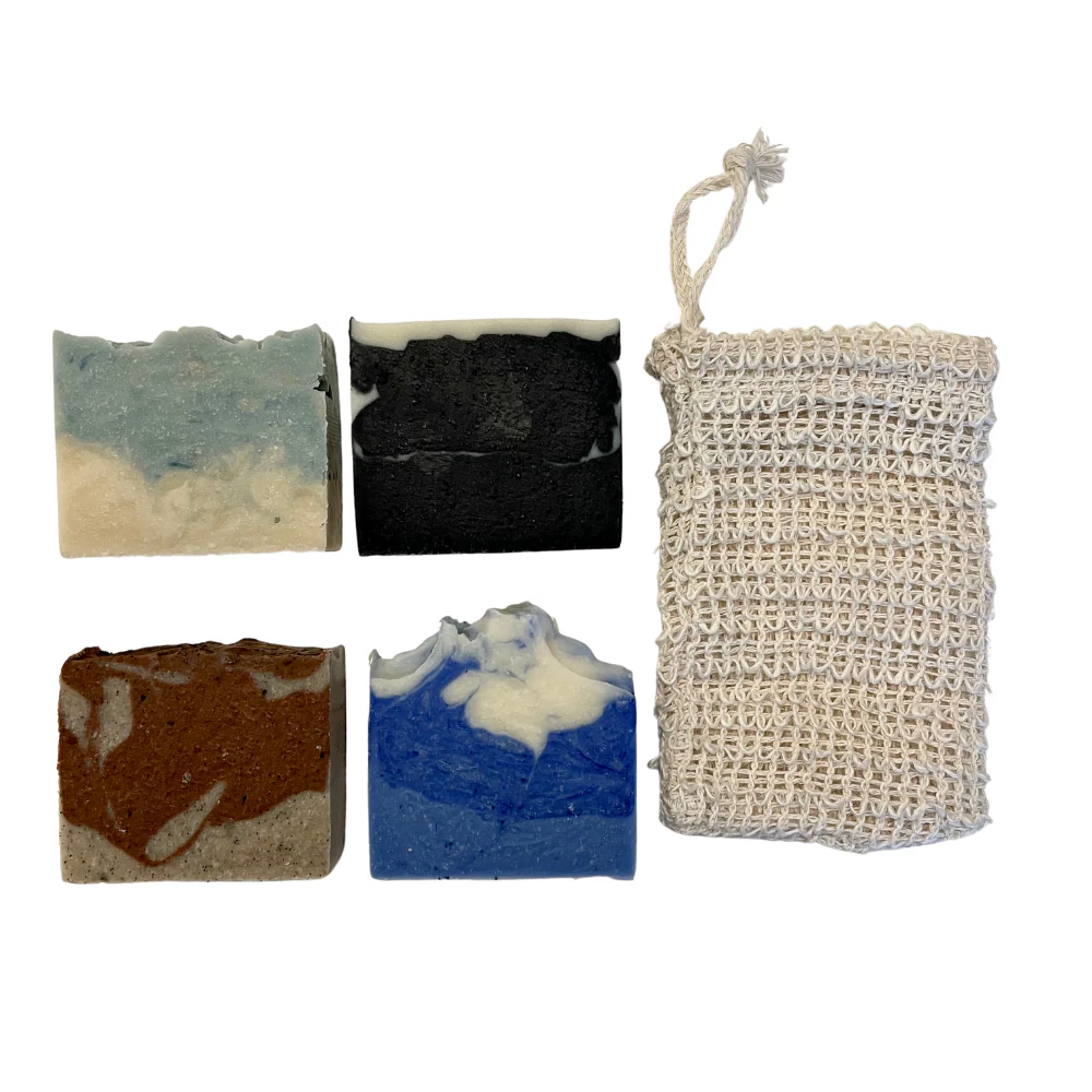 Pochette exfoliante avec 4 savons - Choix du chef - Image 7