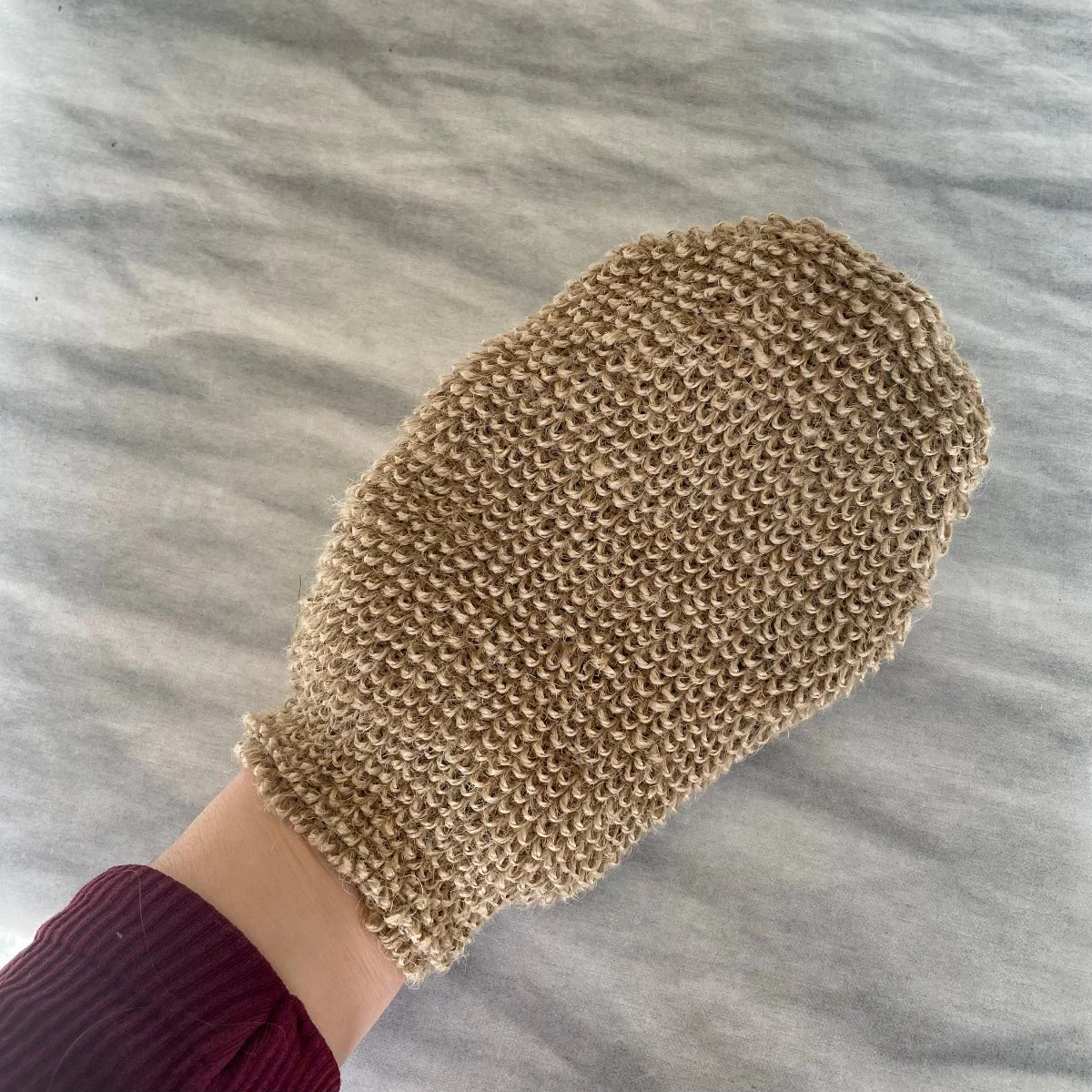Gant exfoliant en jute - Image 4
