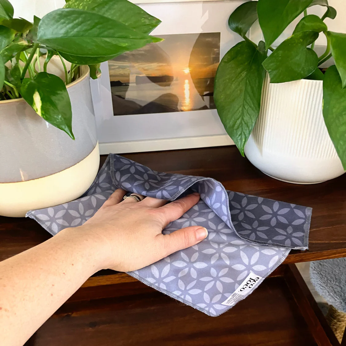 Lingette en microfibre pour les vitres, les miroirs et l'acier inoxydable - Image 4