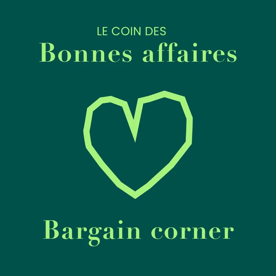 Coin des bonnes affaires: Petits défauts, fin de série, erreur de commandes, ...