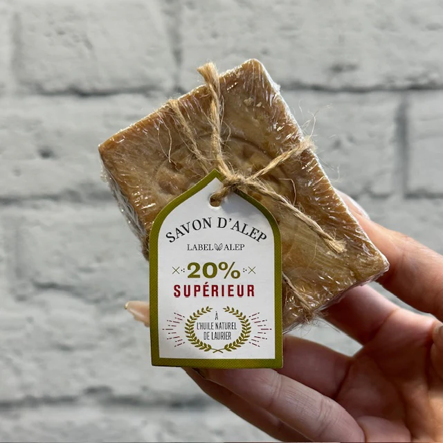 Savon d'Alep 20% d'huile de Laurier - Image 4