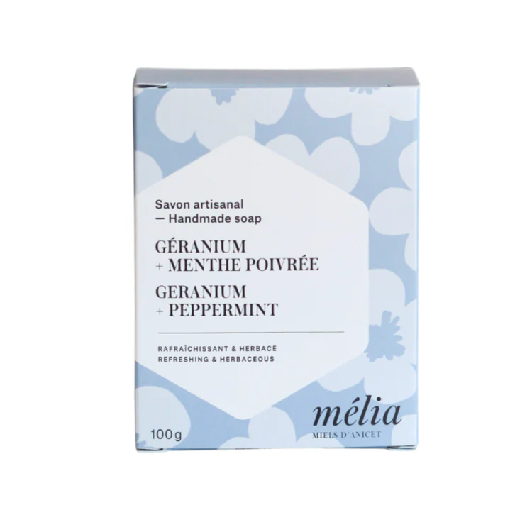Savon géranium et menthe poivrée - Image 3
