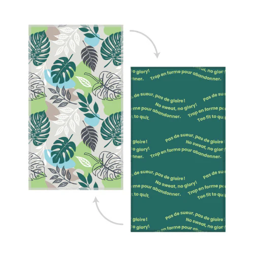 Serviette de sport en microfibre: fibres recyclées - Image 2