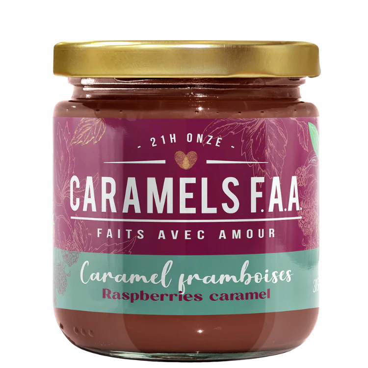 Véritable caramel artisanal: original et framboise - Image 4